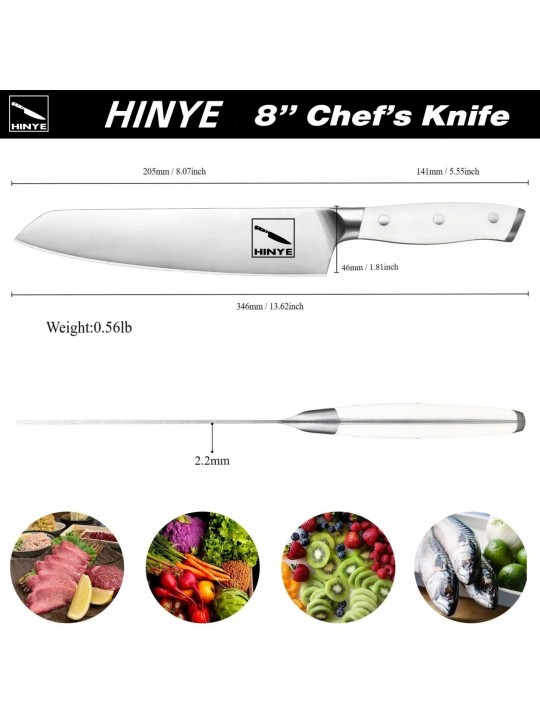 Hinye-Stahl 8" Chef