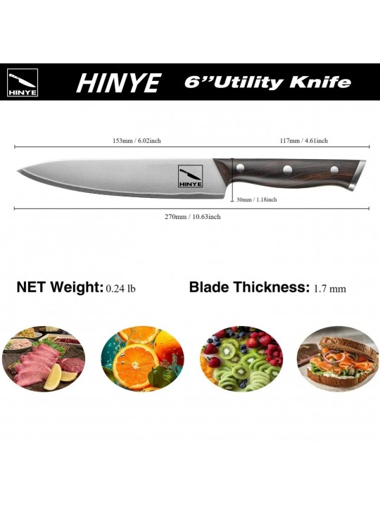 Hinye-Rondure 6" Utility