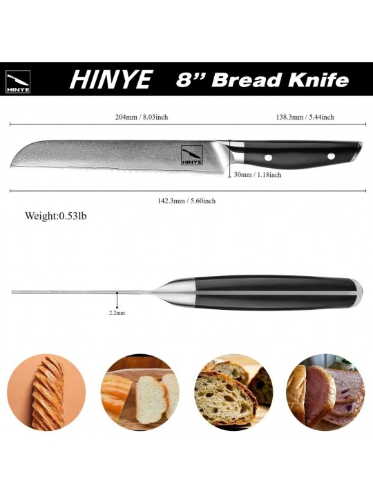 Hinye-Luxor 8" Bread