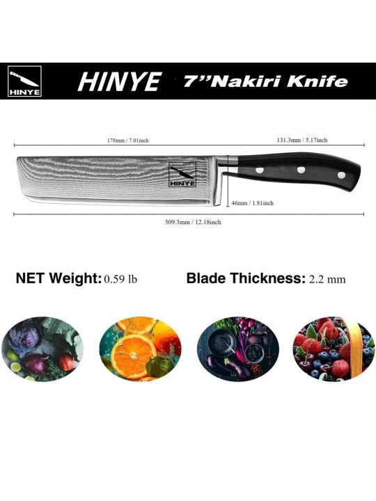 Hinye-Argos 7" Nakiri