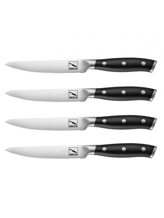 Hinye-Stahl Tri-ply 4 Piece Steak Knives Set