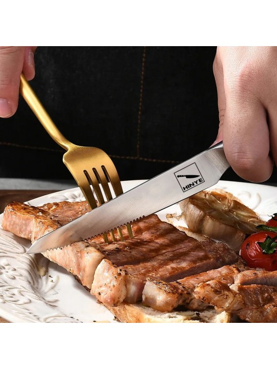 Hinye-Stahl 6 Piece Steak Knives Set