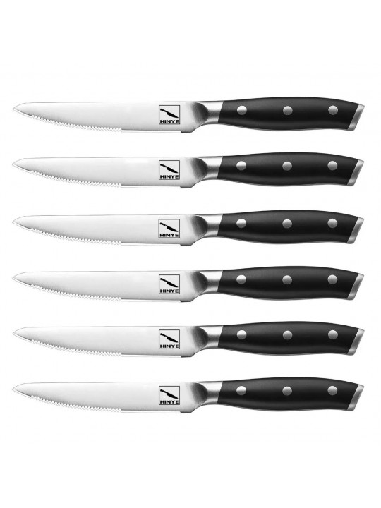 Hinye-Stahl 6 Piece Steak Knives Set