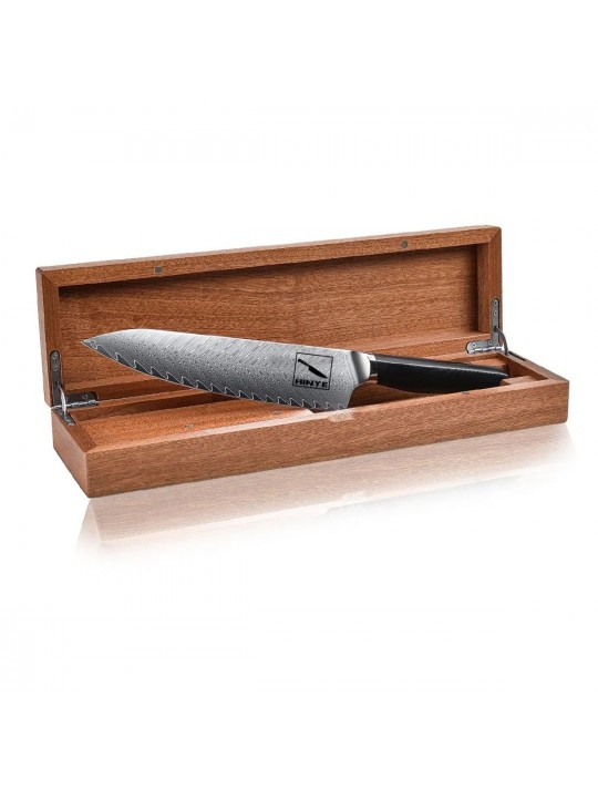 Hinye-Helix 8" Chef In Wood Box