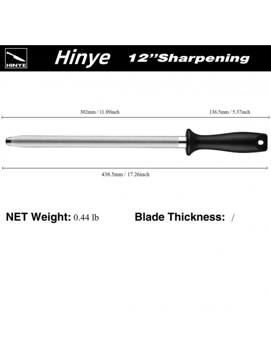 Hinye-12'' Sharpening Steel