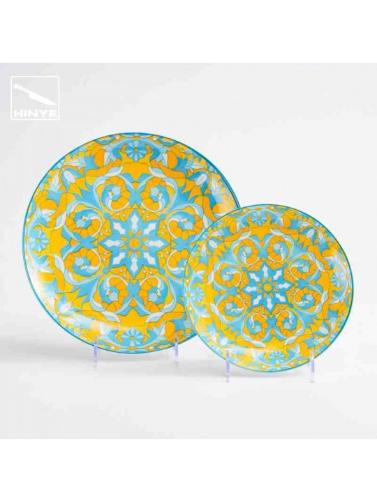 Hinye-Bohemian printed ceramic home tableware