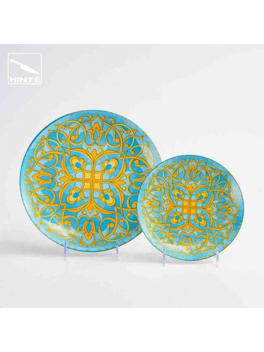 Hinye-Bohemian Moonlight Plate Ceramic Dinnerware