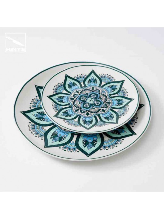 Hinye-Bohemian style small film flower paper tableware