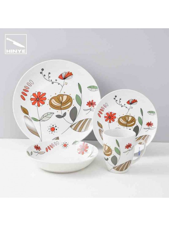 Hinye-Ceramic small film flower paper tableware