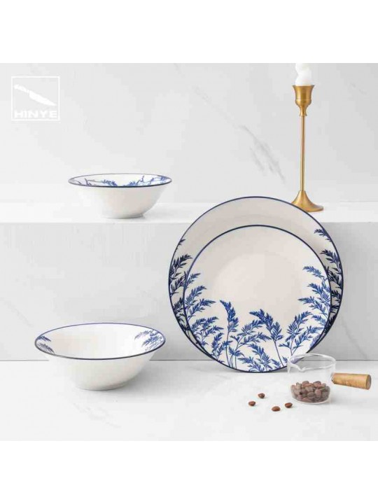 Hinye-Ceramic underglaze colored dishes and tableware