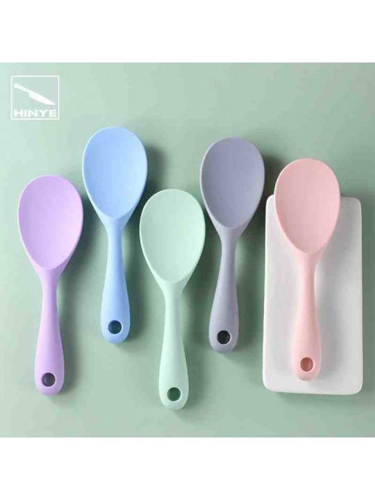 Hinye-Household One-piece Silicone Fully Wrapped Rice Spoon