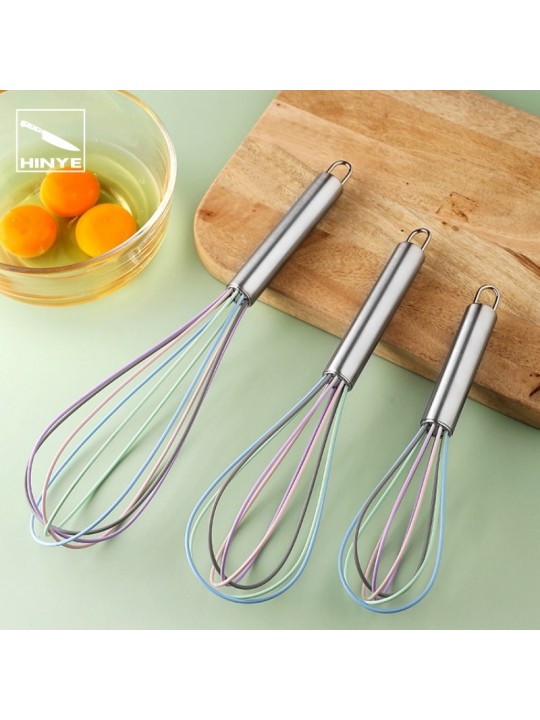 Hinye-Manual Stainless Steel Egg Beater Cream Whisker