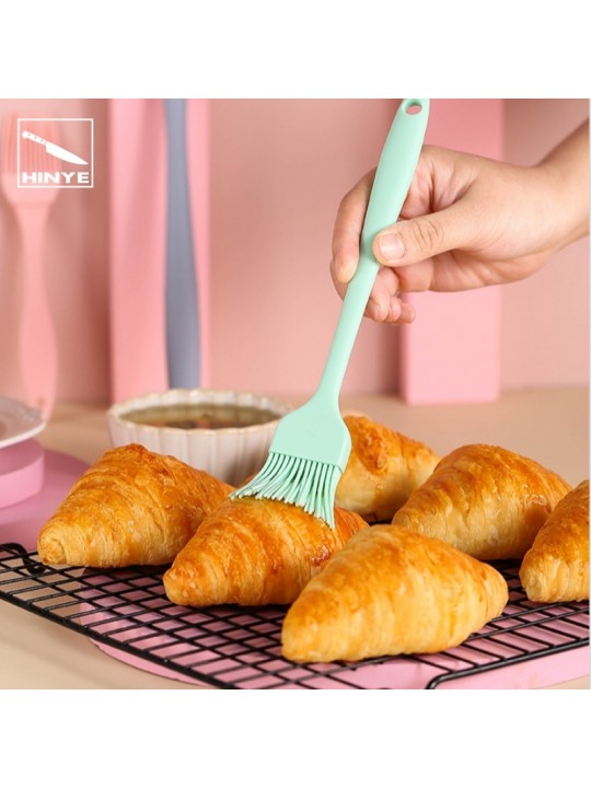 Hinye-Household Heat-Resistant Silicone Brush Kitchen Oil Brush Barbec