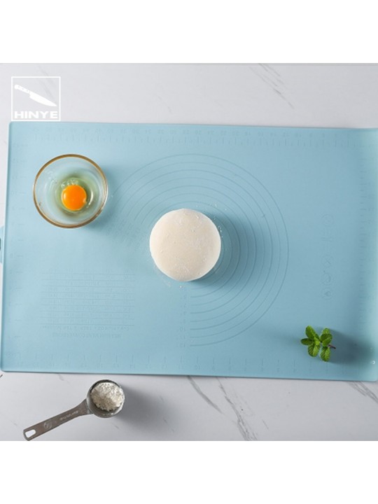 Hinye-Baking tool silicone kneading mat with scale, thickened.